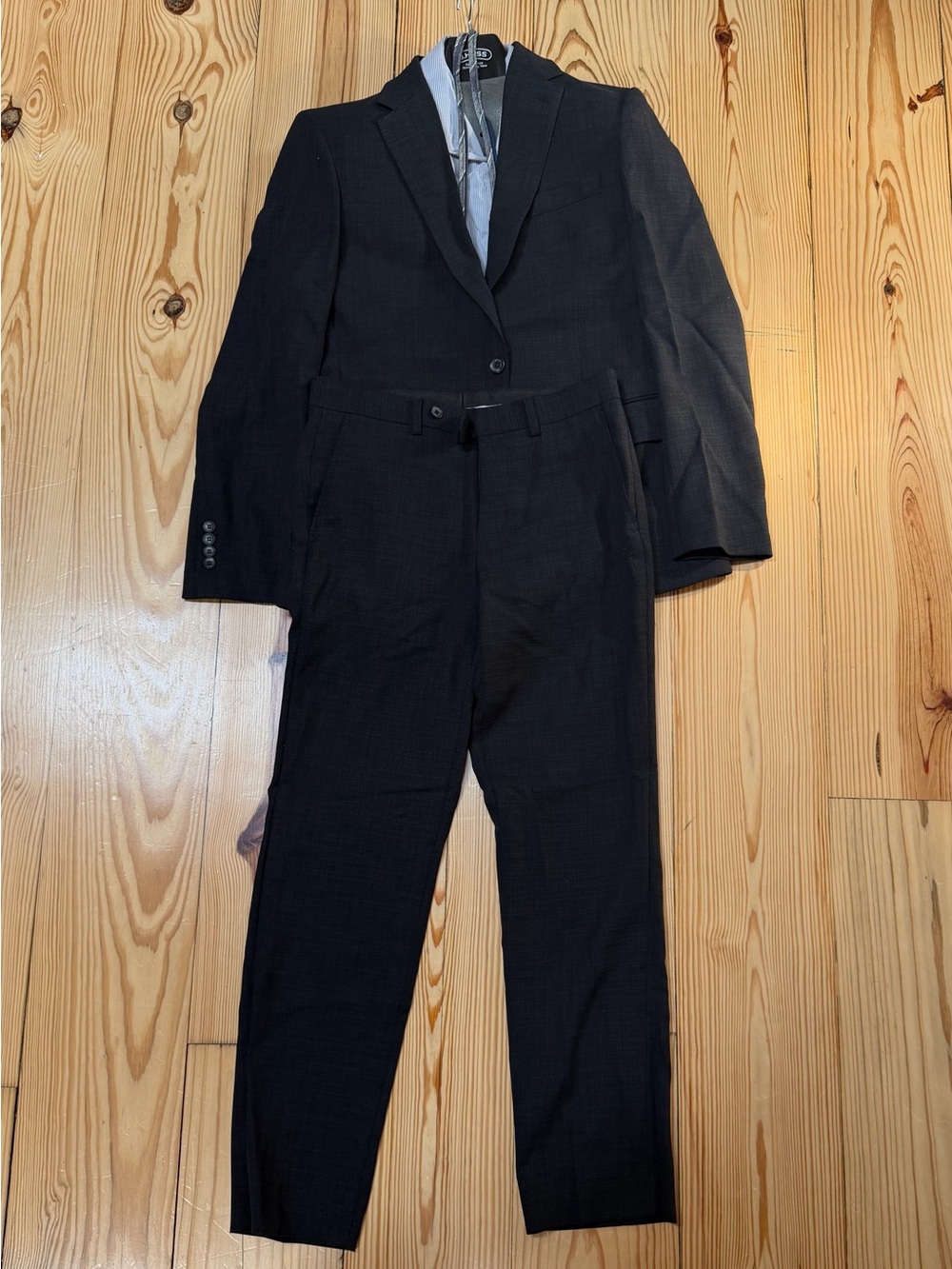 Boy’s Dark greyTwo-Piece Suit Jacket & Trousers